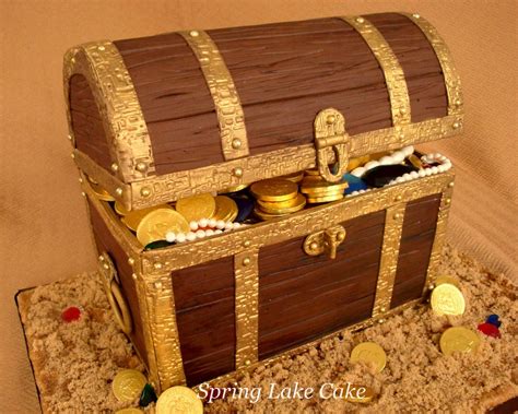Treasure Chest Cake — Birthday Cakes Treasure Chest Cake Treasure