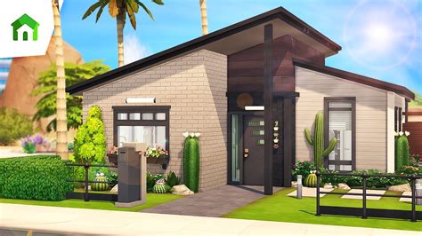 • blue tiny home •blue on the outside, bigger on the inside information: LUXURIOUS TINY HOUSE 🎍 | The Sims 4: Tiny Living | Speed ...