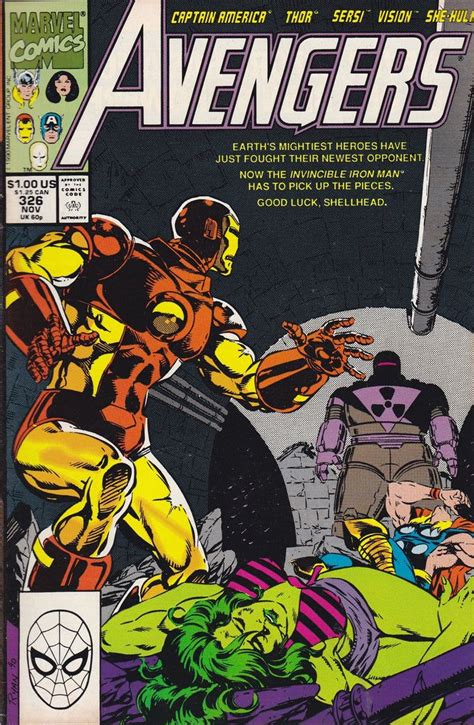 Avengers 326 Marvel Comics Vol 1 The Avengers Black Avengers