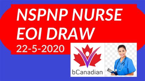 Nova Scotia Immigration For Nurses Ns Pnp Latest Draw Youtube