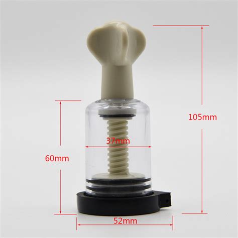 Electro Shock Pulse E Stim Nipple Stimulation Cup Suction Pump Enlarger