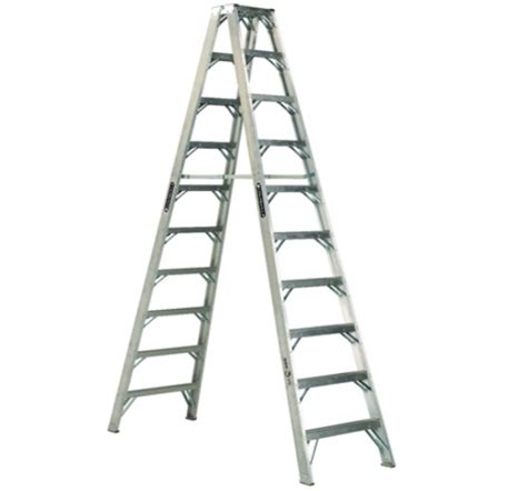 Louisville Ladder 10 Step Ladder Aluminum Type Iaa 9 Steps Size