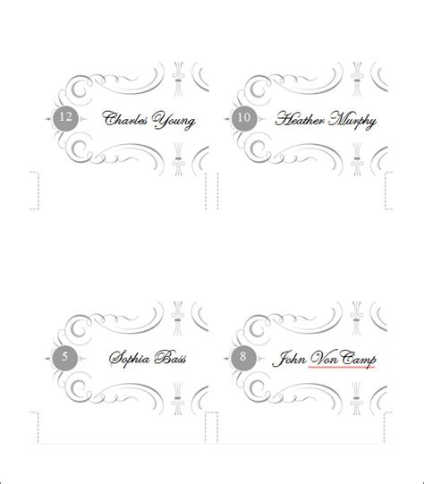 Free Place Card Template Printable Place Cards Printable Postcards