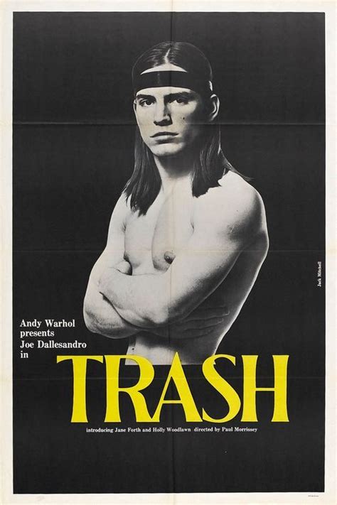 Trash Joe Dallesandro Poster Retro Movie Posters Vintage Vintage