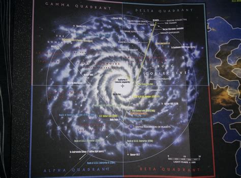 Heres An Officially Licensed Map Of The Star Trek Galaxy From The