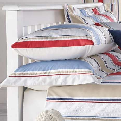 These pillowcases, much like the nautica sheets, are made of the softest and most comfortable cotton twill. Blue Nautica Stripe Oxford Pillowcase (With images ...