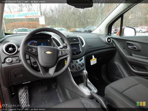 Jet Black 2016 Chevrolet Trax Interiors