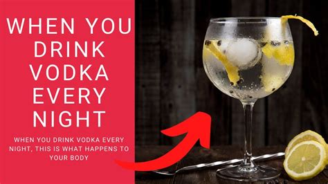 When You Drink Vodka Every Night This Is What Happens To Your Body