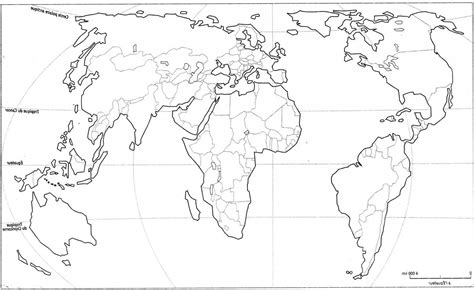 Carte Du Monde à Colorier Coloring Days