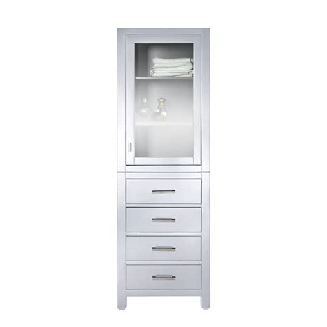 24 Inch Linen Cabinet In White Uvacmoderolt24wt