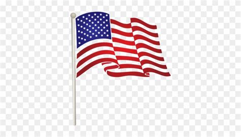 Pin American Flag Clip Art Usa Flag Transparent Background Free