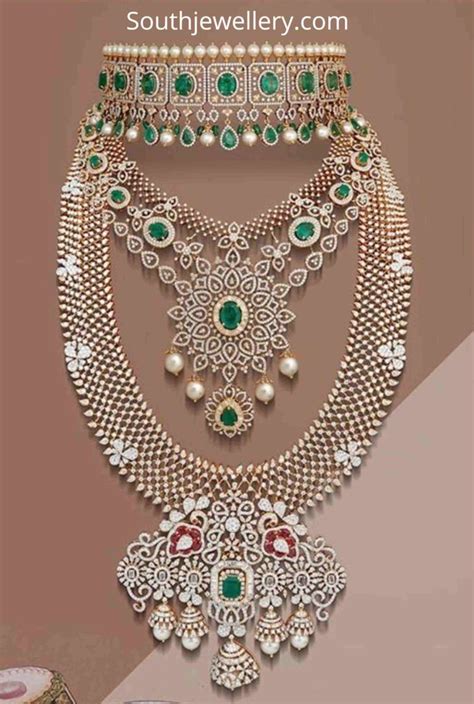 Bridal Diamond Necklace Set By Mangatrai Photo Bridal Diamond