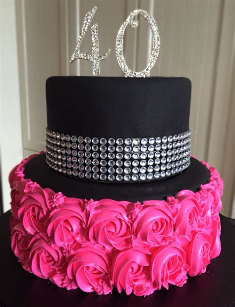 47 female birthday cakes ranked in order of popularity and relevancy. 40th Birthday Cake | Pink birthday cakes, 40th birthday decorations, 40th birthday for women