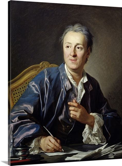 Portrait Of Denis Diderot 1767 By Louis Michel Van Loo Louvre Museum