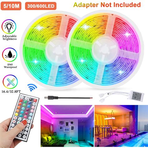 328164ft Led Strip Lights Tsv Waterproof Color Changing Rgb Rope