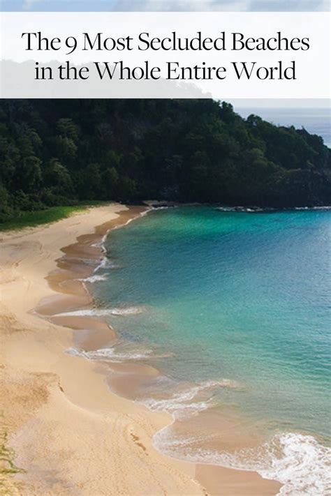 The 9 Most Secluded Beaches In The Whole Entire World Via Purewow