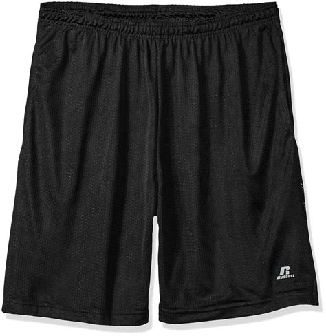 Buy Russell Athletic Mens Big And Tall Mesh Shorts With Pockets Black