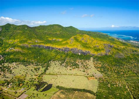 Aerial View Of Mauritius Island Stock Photo Image Of Natural Coast