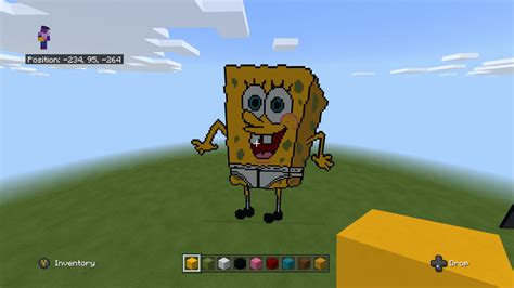 This Guy Built Spongebob Pixel Art Spongebob