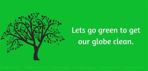 Slogan On Green Today Clean Tomorrow