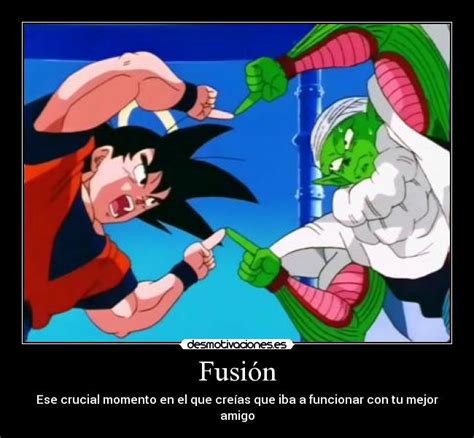 Tim jones from them anime reviews found piccolo's differences from dragon ball to dragon ball z as one of the reasons the former show is recommendable to viewers over the later anime. Fusión | Desmotivaciones