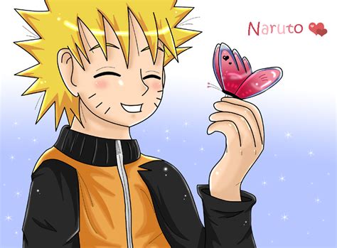 Naruto With Butterfly Colour By Dbzfannie On Deviantart