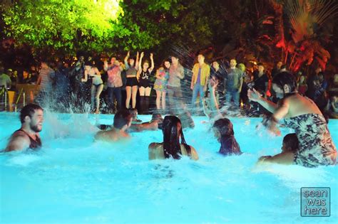Juxtapoz Art Basel Pool Party At Shore Club Black Lips Skinny Dipping Sean Was Here Out And