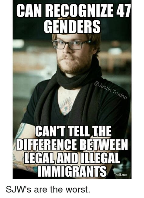 Can Recognize 47 Genders Trudno Cant Tell The Difference Between Legal
