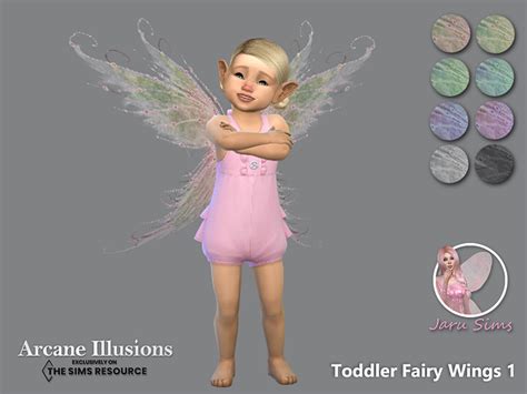 Jaru Sims Arcane Illusions Toddler Fairy Wings 1 In 2021 Toddler
