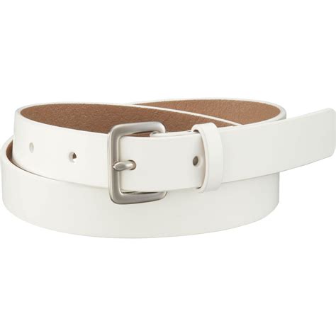 Uniqlo Womens Genuine Leather Belt In White Off White Save 50 Lyst