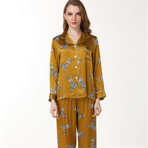Pure Mulberry Silk Pajama Set For Women