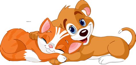 The stereotype of cats and dogs is that when they get together, they fight like — well, cats and dogs! Cat and dog download free clip art with a transparent ...