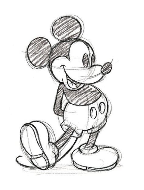 Detail Gambar Sketsa Kartun Mickey Mouse Koleksi Nomer 47