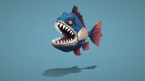 Piranha Fish 3d Models Sketchfab