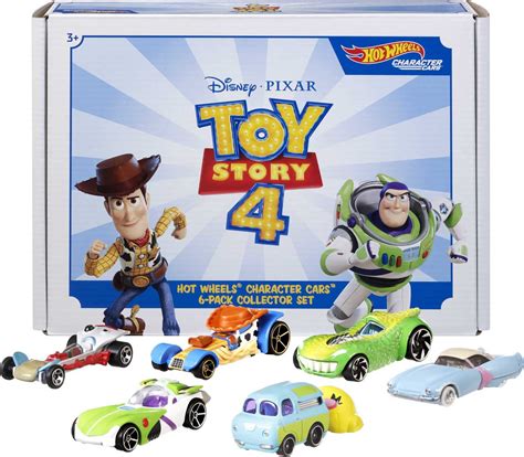 Buy Disney Pixar Toy Story 4 Character Cars By Hot Wheels 1 64 Scale Woody Buzz Lightyear Bo