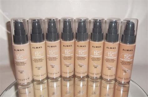 Almay Line Smoothing Makeup Buff 140 Spf 15 Liquid Base Foundation For