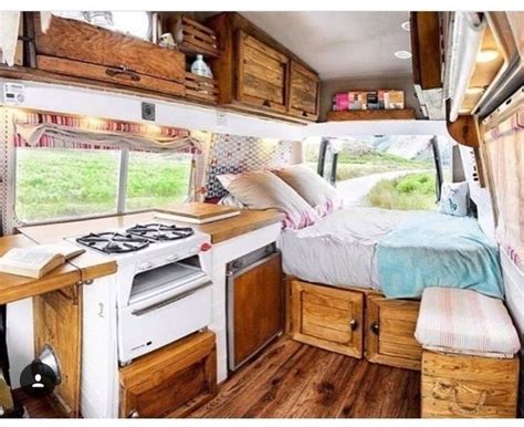 Rustic Camper Camper Interior Design Van Interior Camper Van