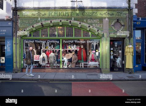Foxtrot Vintage Clothing Store In Fisherton Street Salisbury Stock