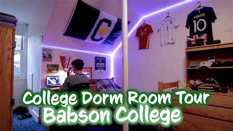 College Dorm Room Tour 2020 Babson College Youtube