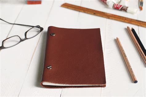 Diy Leather Sketchbook The Merrythought