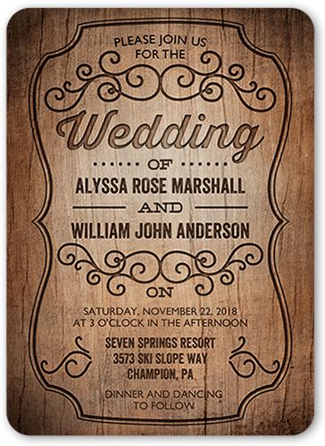 Some have burlap usually the look of a country side. Country Wedding Invitations | Shutterfly