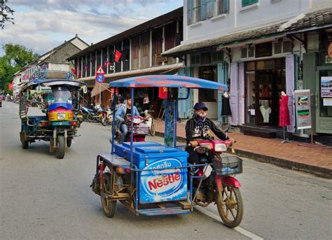 The Main Street In Luang Prabang Laos Editorial Photography Image Of Destination Travel