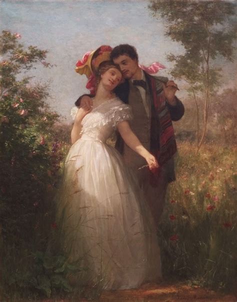 Maisiat Jean Etienne 19th Century Romantic Portrait Painting