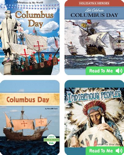 Columbus Day Indigenous Peoples Day Childrens Book Collection