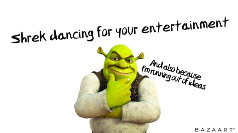 Shrek Dancing For 1 Minute And 2 Seconds For Your Entertainment Youtube
