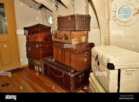 Luggage Inside The Historic Steam Powered Ocean Liner Ss Great Britain