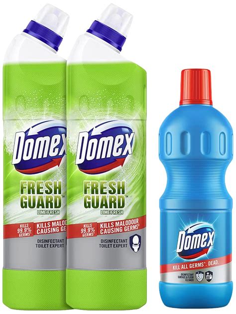 domex fresh guard disinfectant toilet cleaner liquid lime fresh 750