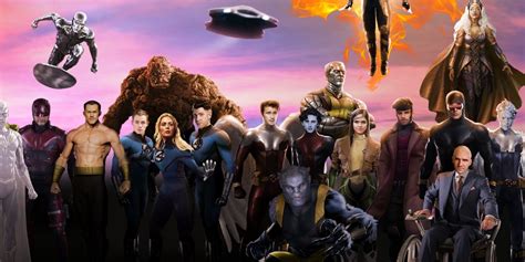 Mcu Art Imagines New Marvel Hero Lineup Including X Men And Fantastic 4