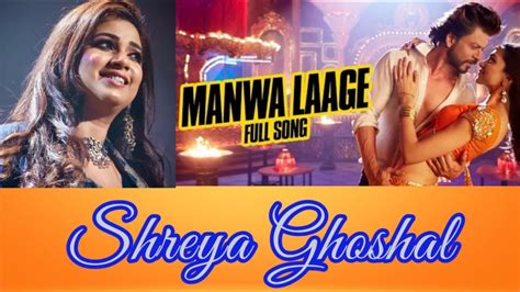 Manwa Laage Shreya Ghoshal Stage Live Deepika Padukone Shah Rukh Khan Shreya Youtube