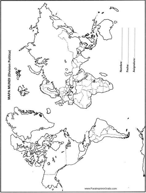 Mapas Escolares Para Imprimir Planisferio Pin En Mapas De Las